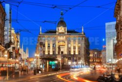 Milan Street tram at night - Songquan Photography