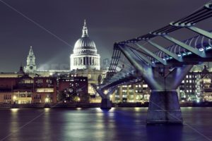 Millennium Bridge and St Pauls - Songquan Photography
