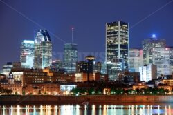 Montreal over river at dusk - Songquan Photography