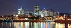 Montreal over river at dusk - Songquan Photography