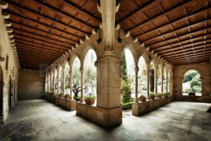 Montserrat monastery walkway - Songquan Photography