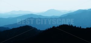 Mountain ridge abstract - Songquan Photography