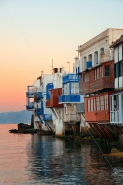 Mykonos Little Venice sunset - Songquan Photography