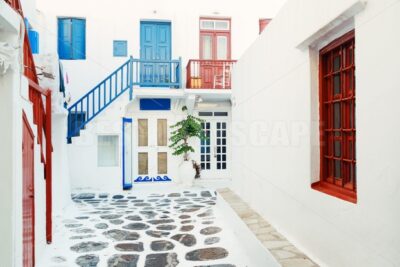 Mykonos street - Songquan Photography