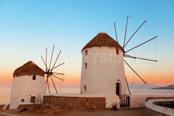 Mykonos windmill sunset - Songquan Photography