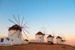 Mykonos windmill sunset - Songquan Photography