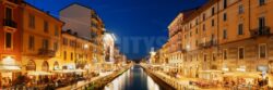 Naviglio Grande canal panorama - Songquan Photography