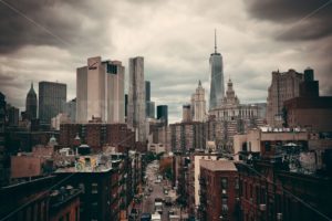 New York City downtown overcasting - Songquan Photography