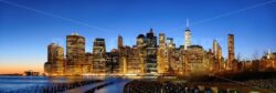 New York City downtown waterfront dusk - Songquan Photography