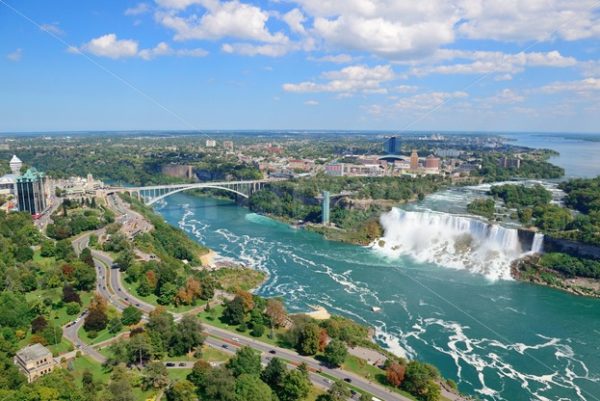 Niagara Falls Panorama - Songquan Photography