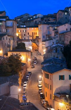 Old Siena Town night - Songquan Photography