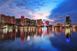 Orlando downtown dusk - Songquan Photography