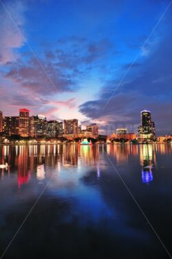 Orlando downtown dusk - Songquan Photography