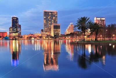 Orlando downtown dusk - Songquan Photography