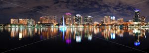 Orlando night panorama - Songquan Photography