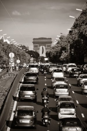 Paris traffic jam - Songquan Photography