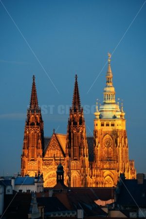 Prague Castle at night - Songquan Photography