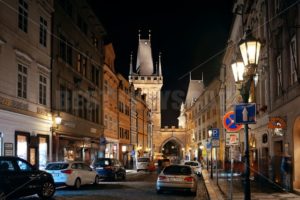 Prague Street night view - Songquan Photography