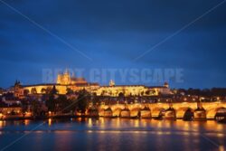 Prague skyline and bridge - Songquan Photography