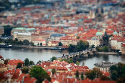 Prague skyline and bridge - Songquan Photography