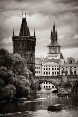 Prague skyline and bridge - Songquan Photography