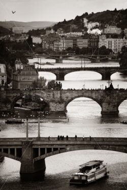 Prague skyline and bridge - Songquan Photography