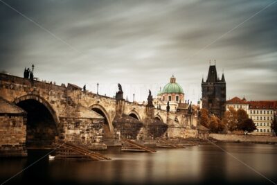 Prague skyline and bridge - Songquan Photography