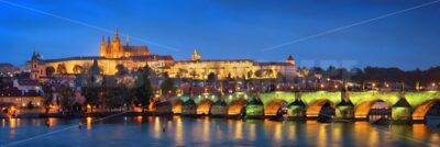 Prague skyline and bridge - Songquan Photography