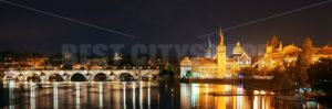 Prague skyline and bridge - Songquan Photography