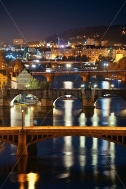 Prague skyline and bridge - Songquan Photography