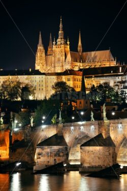 Prague skyline and bridge - Songquan Photography