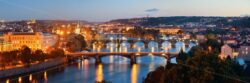 Prague skyline and bridge - Songquan Photography