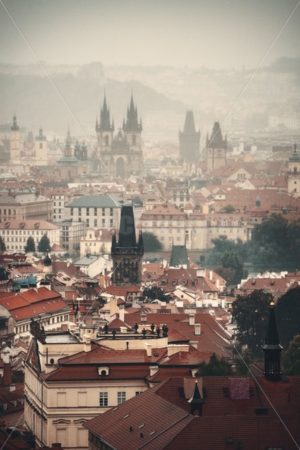 Prague skyline rooftop view - Songquan Photography