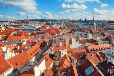 Prague skyline rooftop view - Songquan Photography