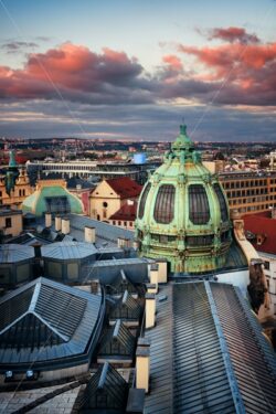 Prague skyline rooftop view - Songquan Photography