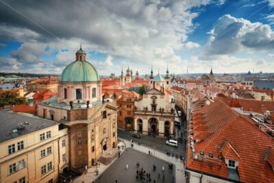 Prague skyline rooftop view dome - Songquan Photography