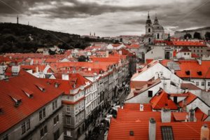 Prague skyline rooftop view dome - Songquan Photography