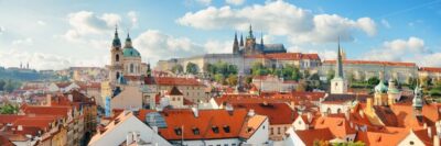 Prague skyline rooftop view panorama - Songquan Photography