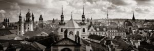 Prague skyline rooftop view panorama - Songquan Photography