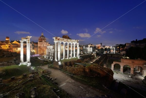 Rome Forum night - Songquan Photography