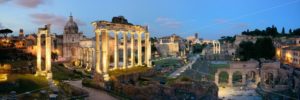 Rome Forum night panorama - Songquan Photography