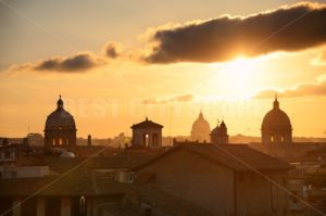 Rome sunset rooftop view - Songquan Photography