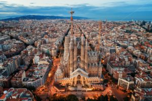 Sagrada Familia aerial view - Songquan Photography