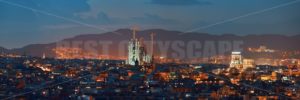 Sagrada Familia night view - Songquan Photography