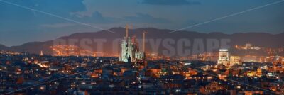 Sagrada Familia night view - Songquan Photography