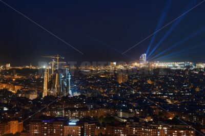 Sagrada Familia night view - Songquan Photography