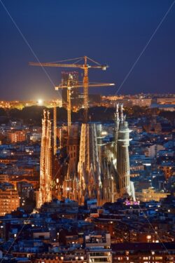 Sagrada Familia night view - Songquan Photography