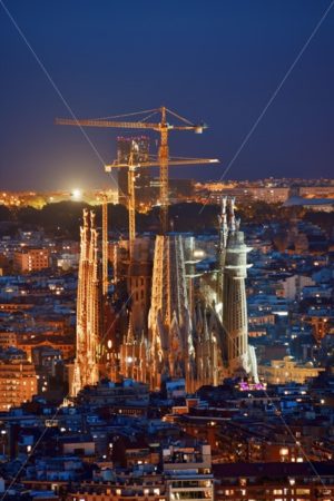 Sagrada Familia night view - Songquan Photography
