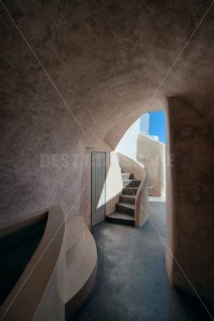 Santorini island typical building - Songquan Photography