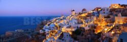 Santorini skyline night - Songquan Photography